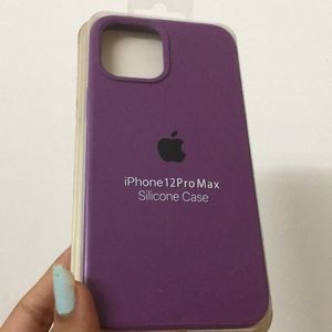 IPhone12ProMax Dark Purple Silicone Cover