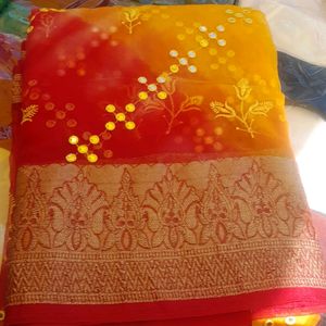 Organza Fancy Saree