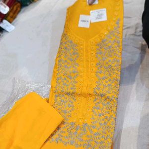 Yellow Dress Material