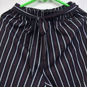 Black Striped Trouser