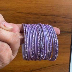 Purple Color Bangles