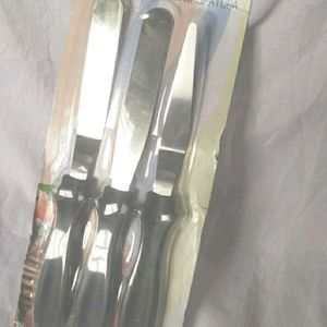 3pcs Cake Spatula Knife Set