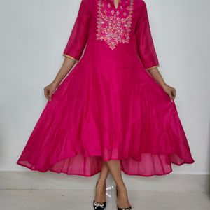 Rani Pink Kurta For Women