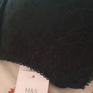 Mark And Spencer Black Wired Bra