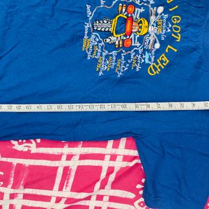 Blue Colored "LEH" special T-shirt