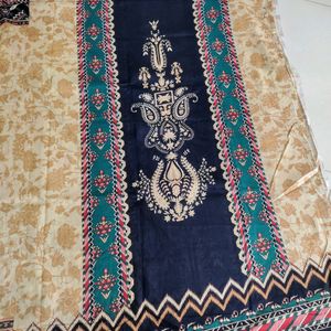 Pure cotton With Self Embroidery Pakistani Suits