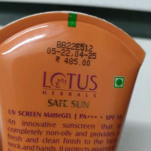 Lotus Sunscreen