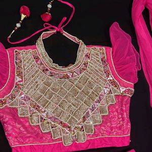 Coins Accepted Beautiful Pink Lehenga