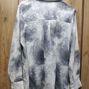 Grey Watercolor Effect Shirt