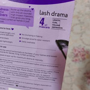 Plum Lash Drama 1-4-all Mascara Shade 01 Black