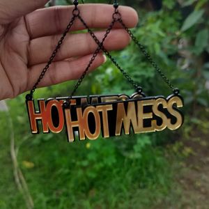 HotMess Acrylic Chain Earrings