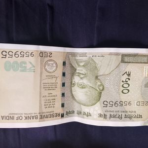 500₹ Unique Number Notes