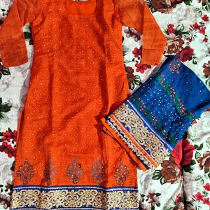 Orgenza Kurta Pant Set Vary Beautiful💥