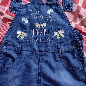 Applique Pinafore Dress