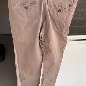 US Polo Beige Slim Fit Jeans/Chinos