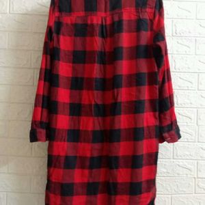 Gap Red Cheks Dress