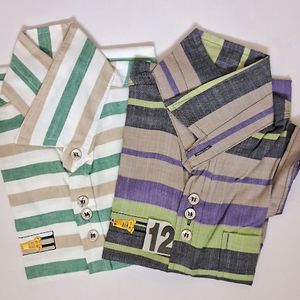 Boys Cotton Shirts Half Hand For 5-6 Yrs Set Of 2