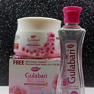 Free Gulabari With Dabur Moisturising Cold Cream