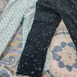 Combo Of 2 Cotton Pyjama Size L