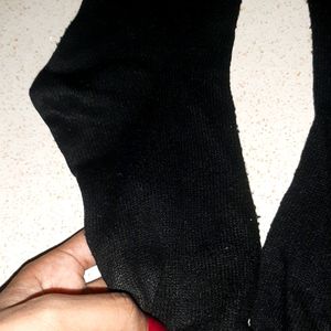 Black Plain Socks 🧦💕
