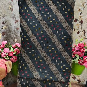 Black Leheriya Saree, All Over