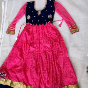 Anarkali Kurti Dupatta Pant Set