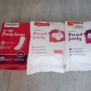 Sirona Pantyliner AND Period Panty Combo/ Buy Any1