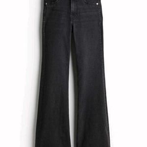 H&M Black High Flared Jeans