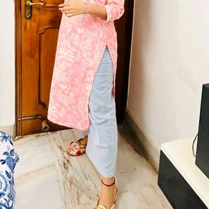 pink kurta