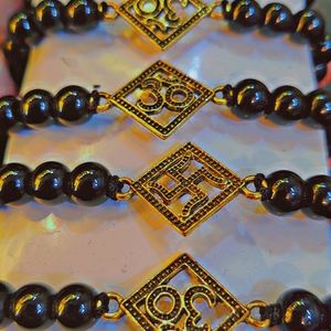 om And Swastik Bracelet For Men