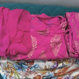 Pink Kurta Set