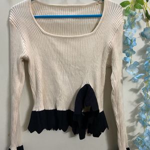 Ruffled Sweater