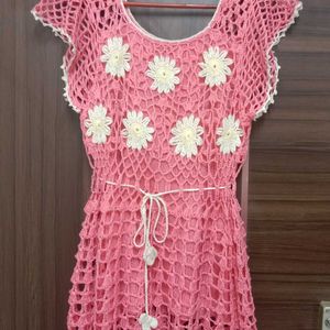 Pretty Pink 💓 Crochet Top