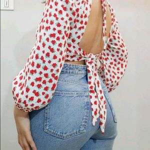 Bershka Backless Top