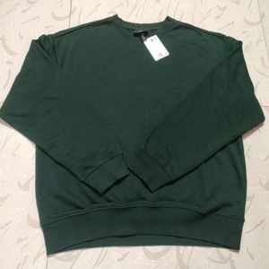 H&M Two Sweatshirts With Tag New!/Black/Green