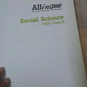 All In One Social Science Class 9