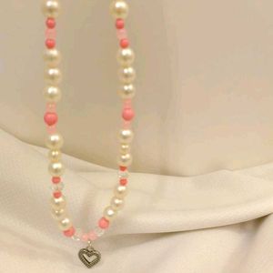 Pink Bead Necklace