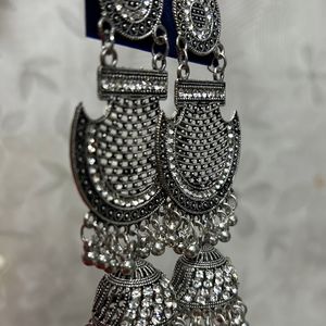 Silver Long Jhumka