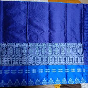 Papa Silk Saree Blue Colour