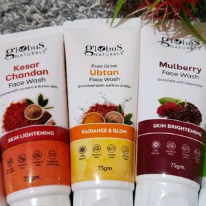 🪄8PcsGlobus Naturals MEGA Facewash Combo🤩