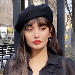 Black Beret Cap