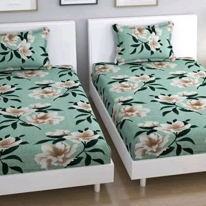 Combo Of 2 Single Bed Bedsheet