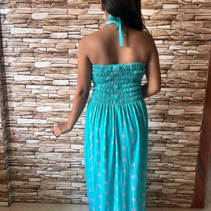 Halter Neck Pretty Comfort Gown