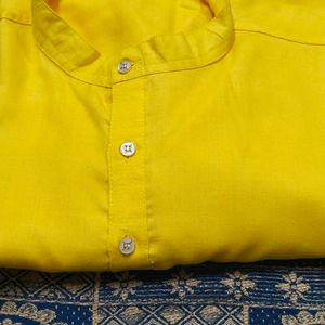 Yellow Kurta For Men