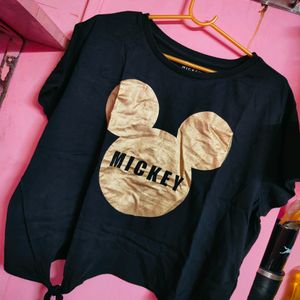 Micky Mouse Print Top For Women