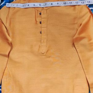 Like New Mustard Yellow Kurta Set For Boys