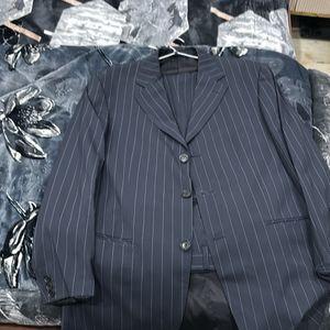 Black Lining Coat Pant For Gents