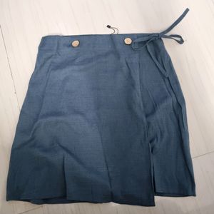 Wrap-around Grey Skirt