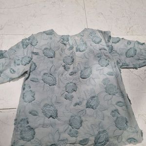 Designer Powder Blue Top