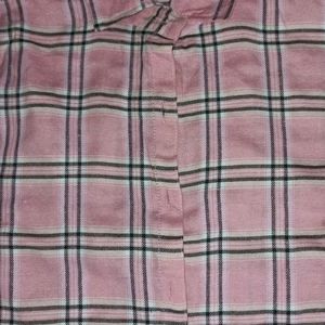 Cute Pink Crop Shirt For Women